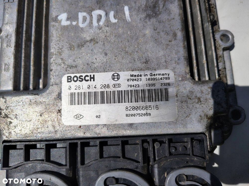 KOMPUTER SILNIKA ZESTAW 8200666516 NISSAN PRIMASTAR 1 I 2.0 DCI - 2