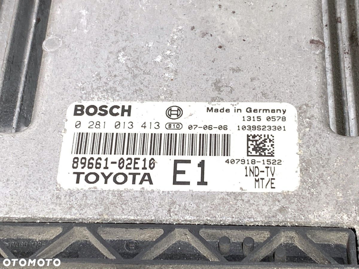 KOMPUTER SILNIKA - 188.00 PLN - TOYOTA AURIS (_E15_) 2006 - 2012 1.4 D-4D (NDE150_) 66 kW [90 KM] - 4