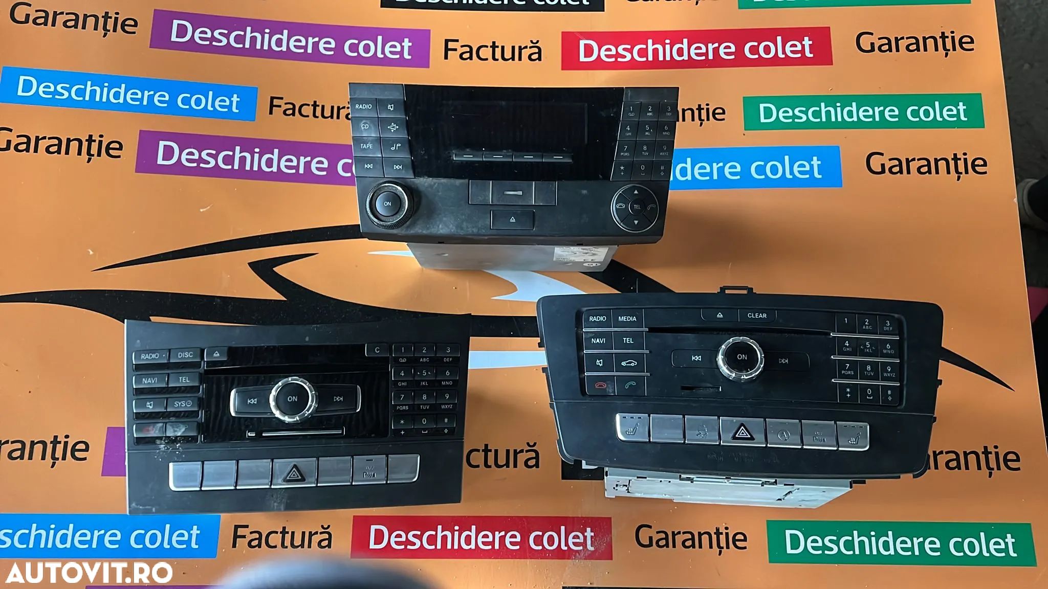 Unitate radio CD GLE ML W166 E.Class W211 cls W218 - 1