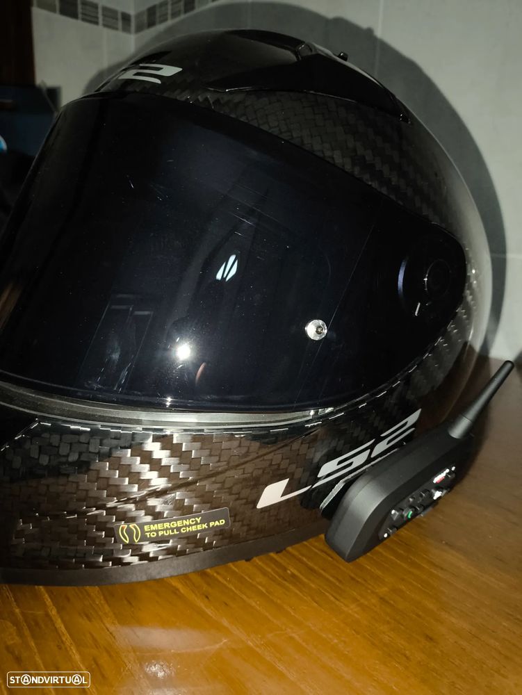 Capacete LS2 carbono - 5