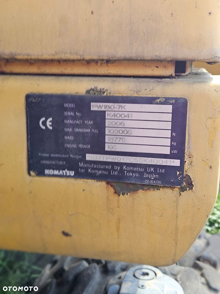 Komatsu PW 180-7K - 8