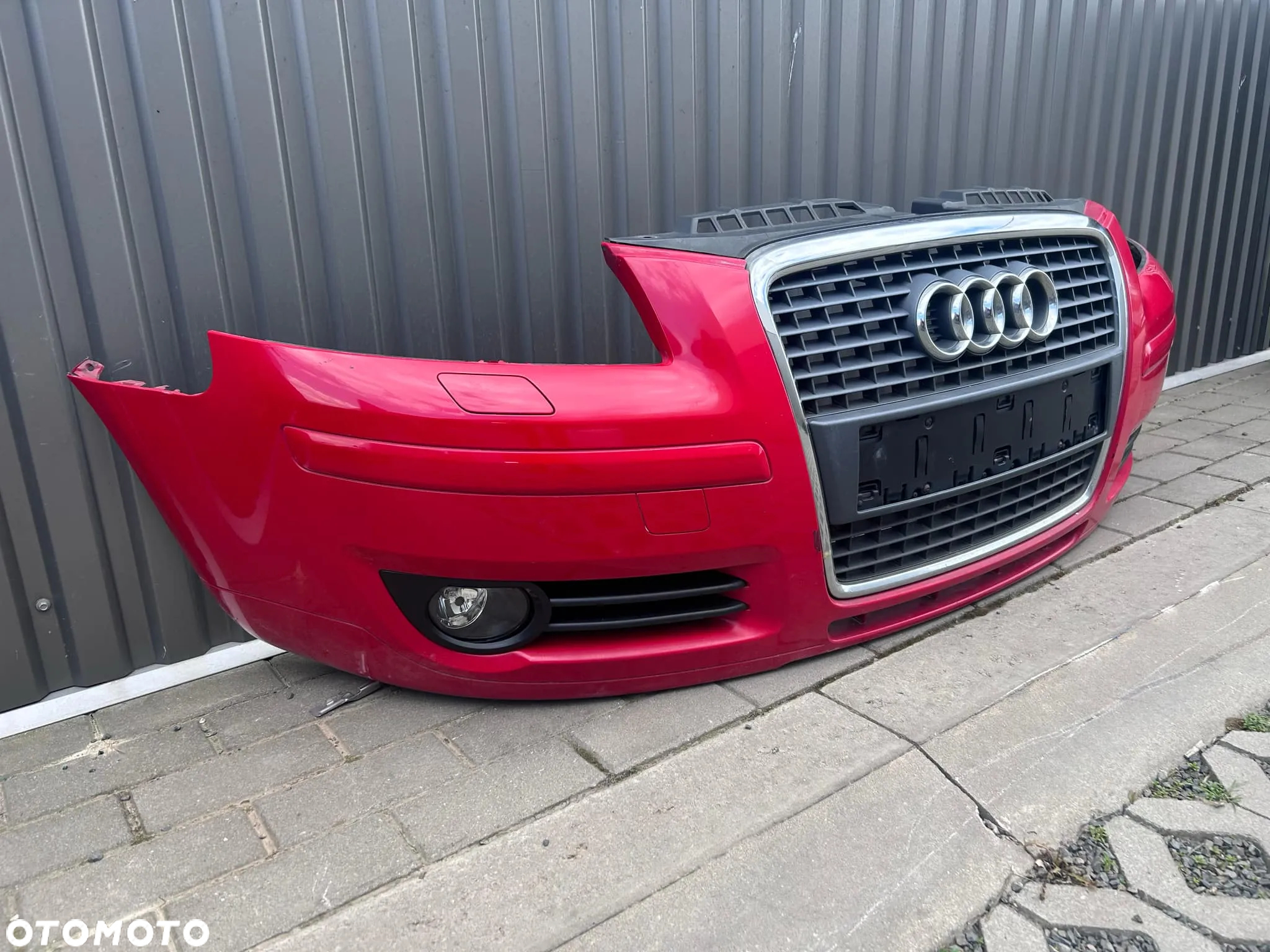 Audi A3 8P Duży grill zderzak przód przedni spryski LY3J kompletny 2005-08 - 2
