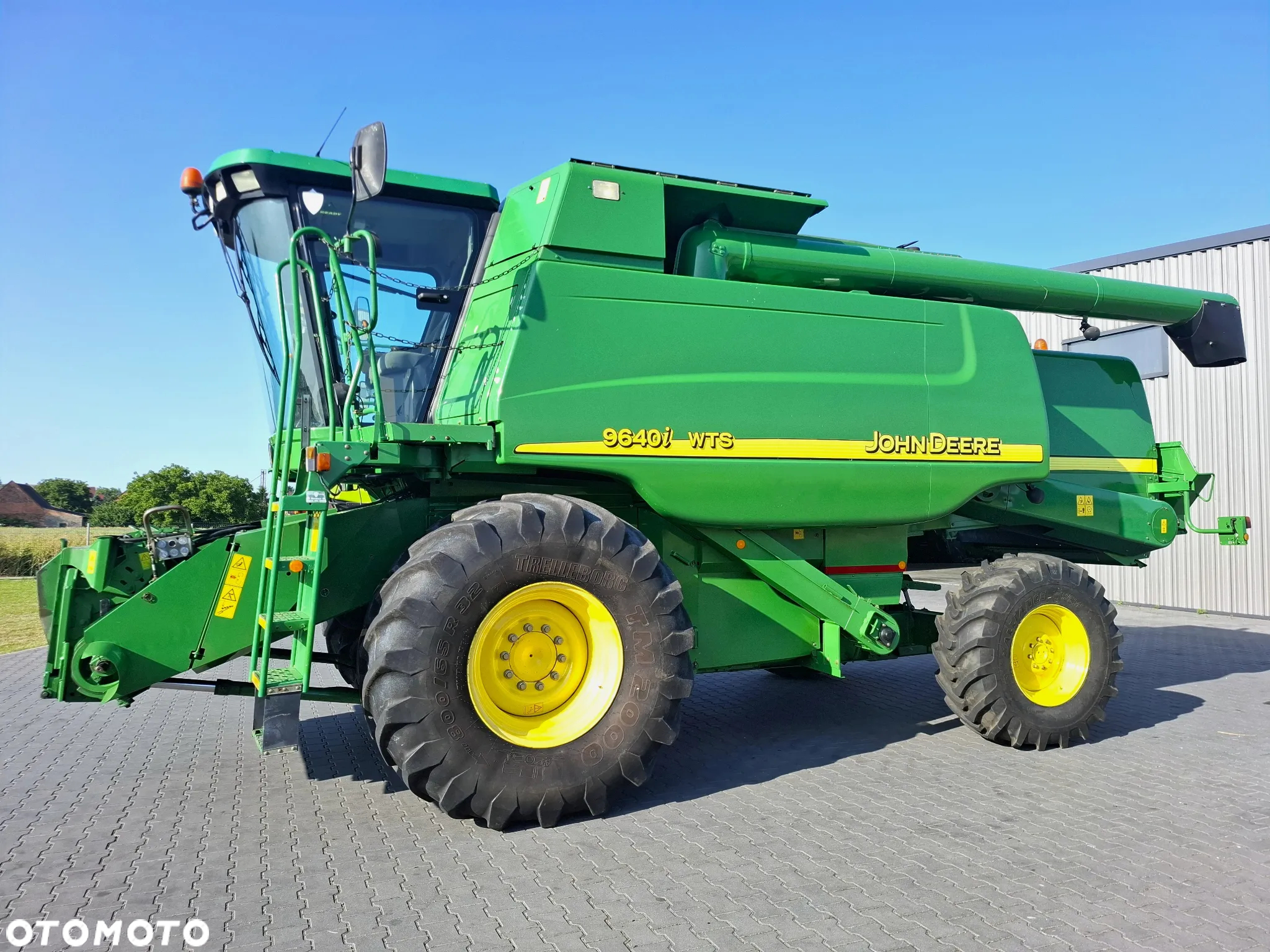 John Deere WTS 9640i 2005 Rok, heder 6,1m, Stol do rzepaku, Nie Malowany, Stan Bardzo Dobry - 3