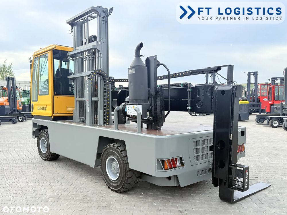 Baumann WÓZEK BOCZNY | BAUMANN GX 70.50 / 14-11,5 45 | DIESEL | DUPLEX 4500MM | HYDRAULICZNA TRAWERSA 14000MM | NOWE OPONY | PO SERWISIE | STAN IDEALNY | Szeroka oferta wózków czterokierunkowych i bocznych, dopasowanych do różnorodnych potrzeb i zastosowań - 11
