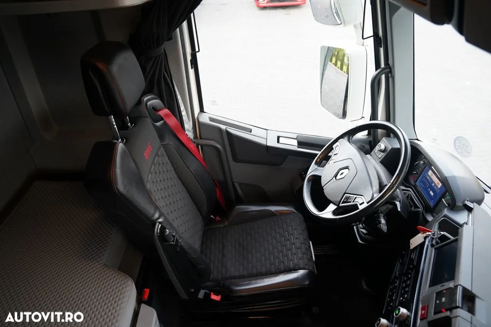 Renault T HIGH 440 DTI 13 / 6X2 / 9.5 M CORTINĂ / I-PARK COOL / PUNTE RELAXABILĂ / PODEA REZISTENTĂ / JANTE DIN ALIAJ / DHOLLANDIA LIFT / - 31