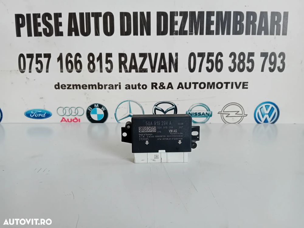 Modul Senzori De Parcare Vw Seat Skoda Audi 5Q0919294A Golf 7 A3 8V Superb Octavia 3 Passat B8 Leon - 2