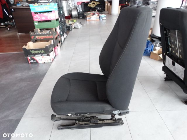 BMW 3 E90 E91 Fotel Pasażera Prawy Przód  Ładny Przedlift Czarny Materiał  Welur  316i 318i 320i 323i 325i 328i 330i 335i 316d 318d 320d 325d 330d 335d - 7