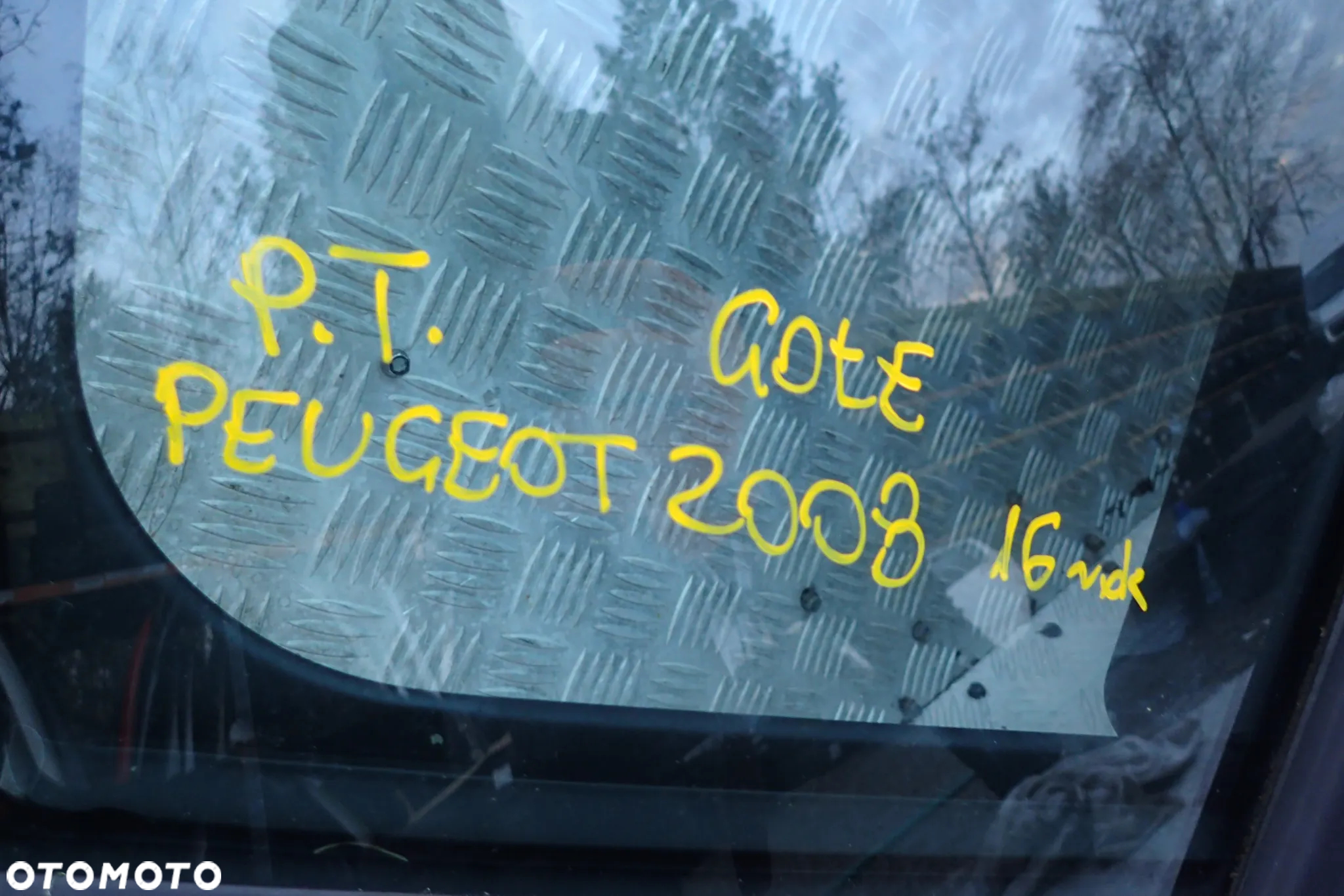 DRZWI PRAWY / LEWY TYŁ  PEUGEOT 2008 2016 ROK KOD LAKIERU EWP GOŁE - 6
