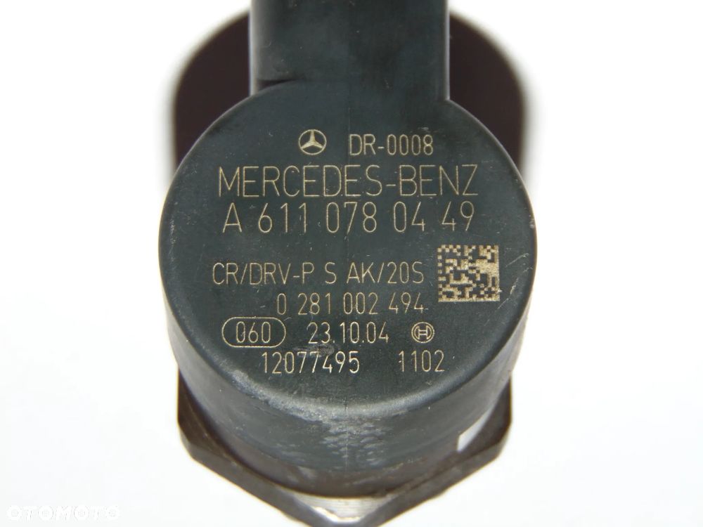 Zawór regulator czujnik ciśnienia paliwa A6110780449 0281002494 Mercedes W169 W245 W203 W211 A B C E Klasa W639 Vito 2.0 2.2 CDI - 7