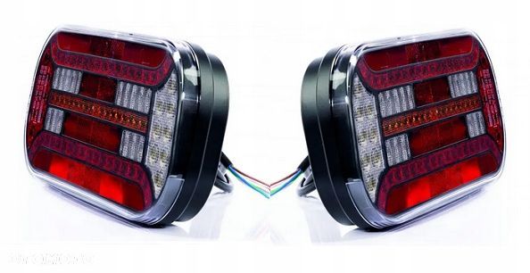 LAMPA ZESPOLONA TYLNA LED TIR NACZEP PRZYCZEP PARA - 1