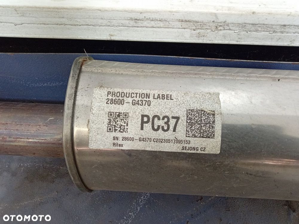 HYUNDAI I30 III KOMBI 1.5 T-GDI WYDECH TŁUMIK ŚRODKOWY 28600-G4370 - 2