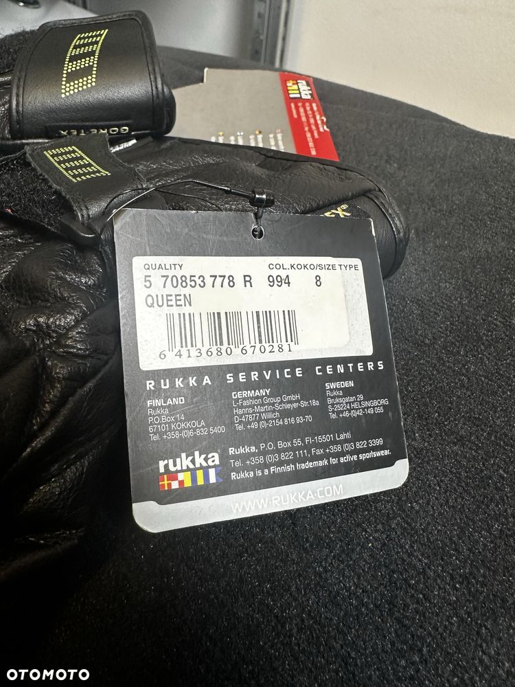 Rękawice motocyklowe damskie Rukka Thermo GoreTex Queen roz 8 - 4