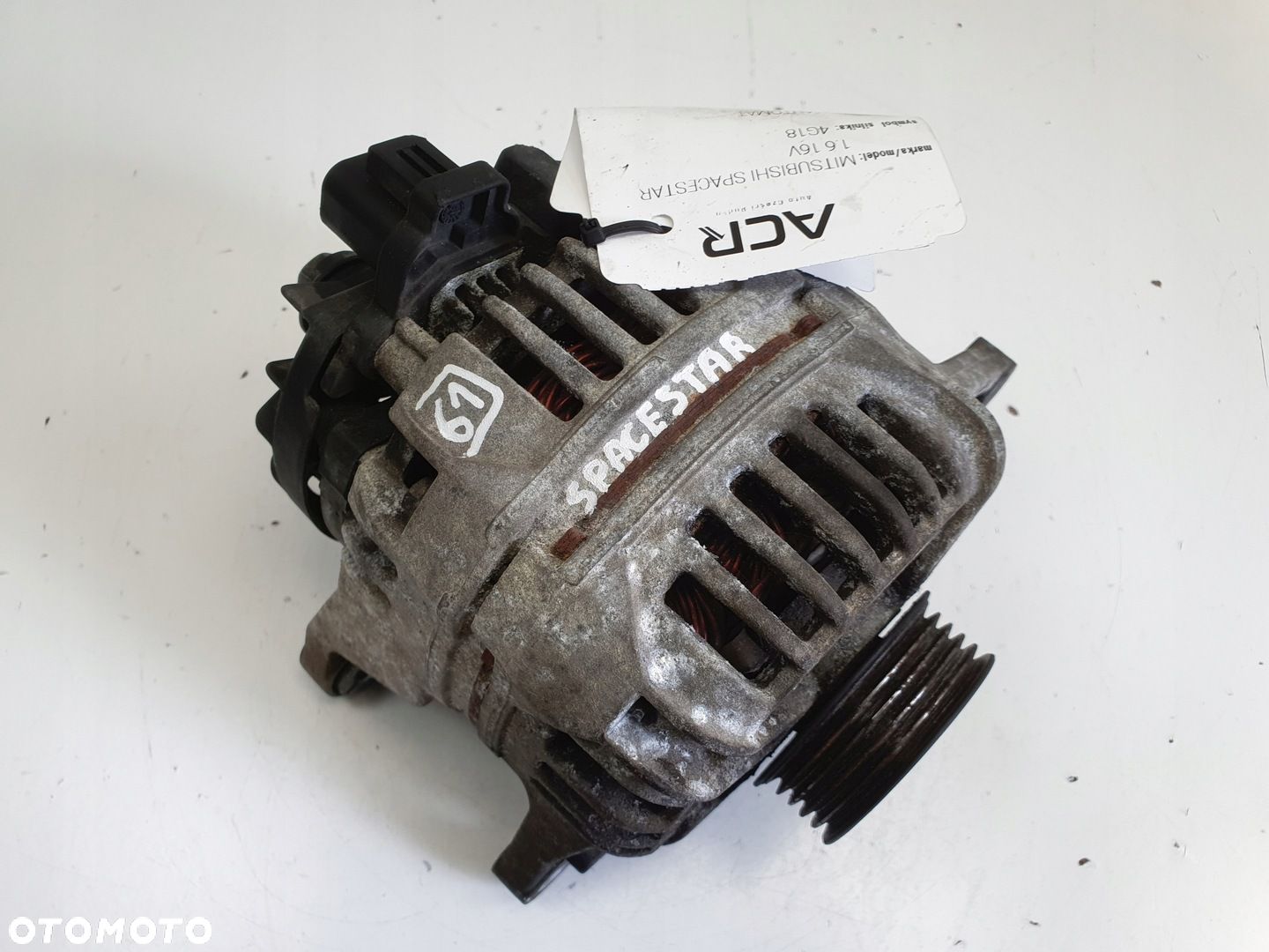 Space Star 1.6 16V ALTERNATOR 0124325008 90A bosch - 1