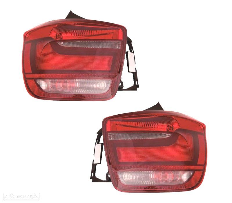 FAROLINS BMW F20 F21 10-14 BRANCO VERMELHO - 1