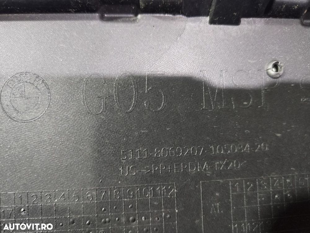 Bara fata BMW X5, G05, M-Sport, 2019, 2020, 2021, 2022, cod origine OE 51118069207. - 13