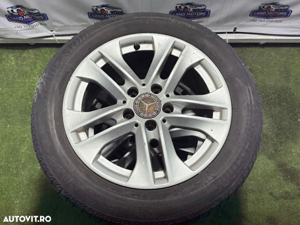 JANTE MERCEDES BENZ R16 / 5x112 / C-Class (W204) / 205/55 R16 91V / 7JX16H2 / ET 43 / + CAUCIUCURI (X4) - 4