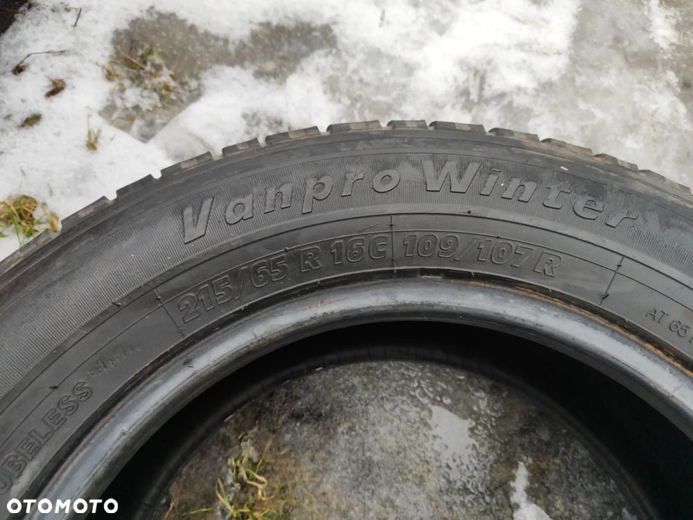 Opony zimowe 215/65/16C bieżnik 6-6.5mm cieżarowe wzmacniane para 2 szt. Kormoran VanPro Winter - 5