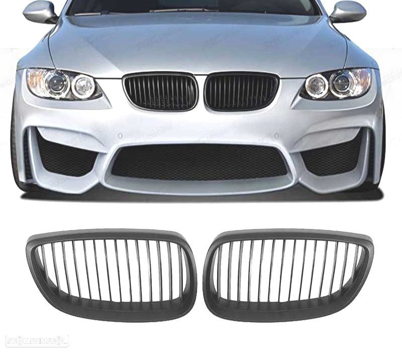 GRELHA FRONTAL BMW E92 06-10 PRETO MATE - 1