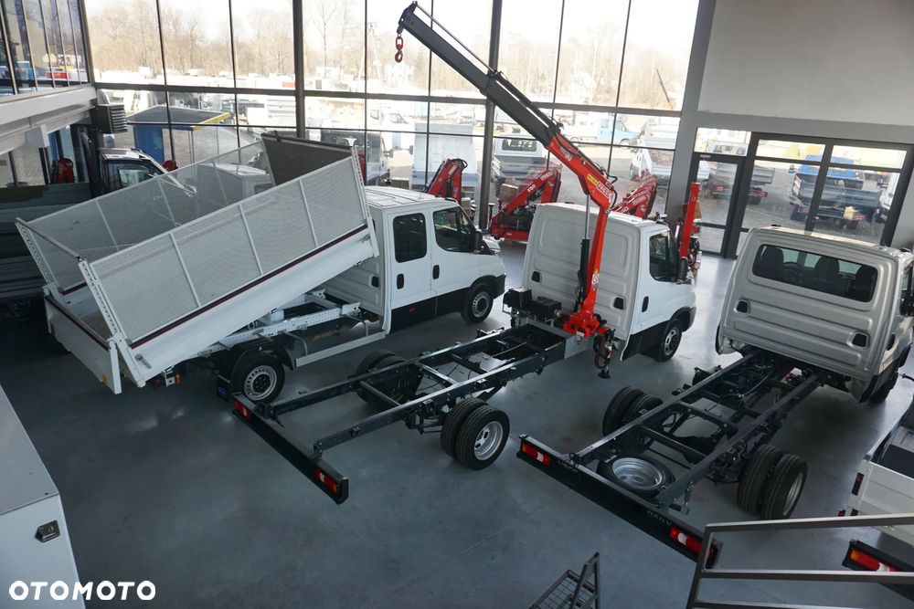 Iveco 50C18 HDS żuraw zabudowa wywrotka skrzynia - 3