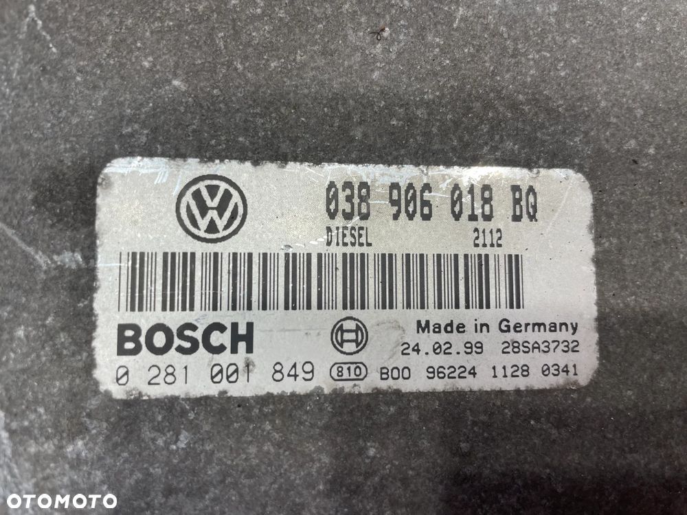 038906018BQ KOMPUTER STEROWNIK SILNIKA VW - 2