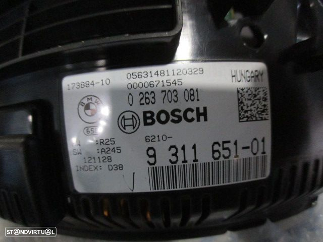 Quadrante 0263703081 931165101 BMW F10 2012 525 XDRIVE 2.0D 4X4 218CV 4P PRETO KM/H DIGITAL - 3
