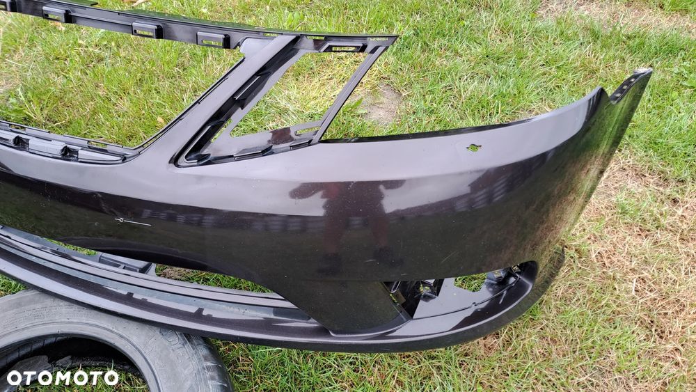 SAAB 9-3 II LIFT 07-12 ZDERZAK PRZÓD PRZEDNI SPRYSKI 289 ESPRESSO BLACK 12769741 - 6