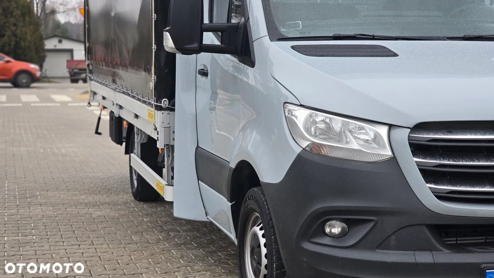 Mercedes-Benz SPRINTER 316 CDI 907❗ PLANDEKA 10 PALET / DRZWI Z TYŁU / DWIE WYSOKOSCI JAZDY / ZABUDOWA JEGGER / MAX ROZSTAW OSI / PODUSZKI PNEUMATYCZNE / SYPIALKA / RAMA / LAWETA / SALON POLSKA ❗❗ - 12