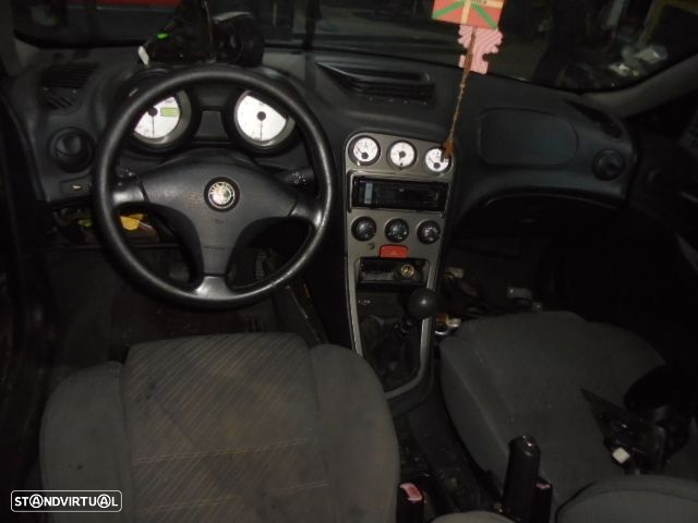 Carro MOT: 32302 CXVEL: C530 ALFA ROMEO 156 FASE 1 2000 1.9JTD 105CV 4P PRETO DIESEL - 7