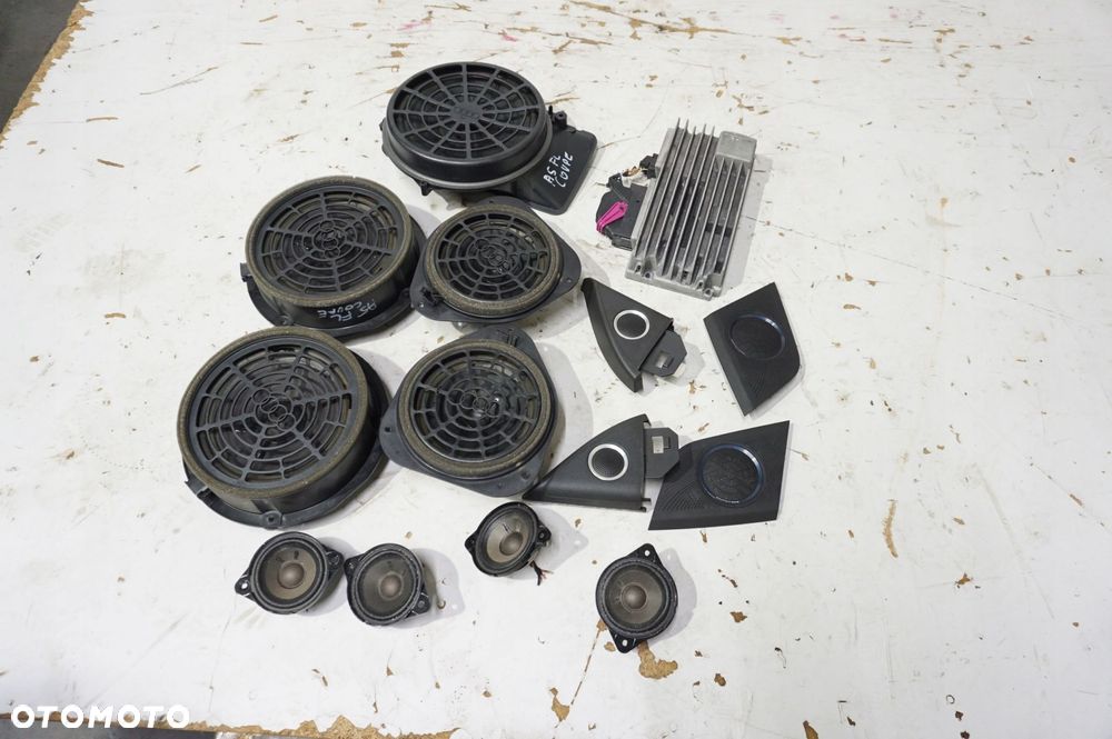 GŁOŚNIKI ZESTAW SUBUFER WZMACNIACZ BANG OLUFSEN 8T1035223 AUDI A5 8T - 1