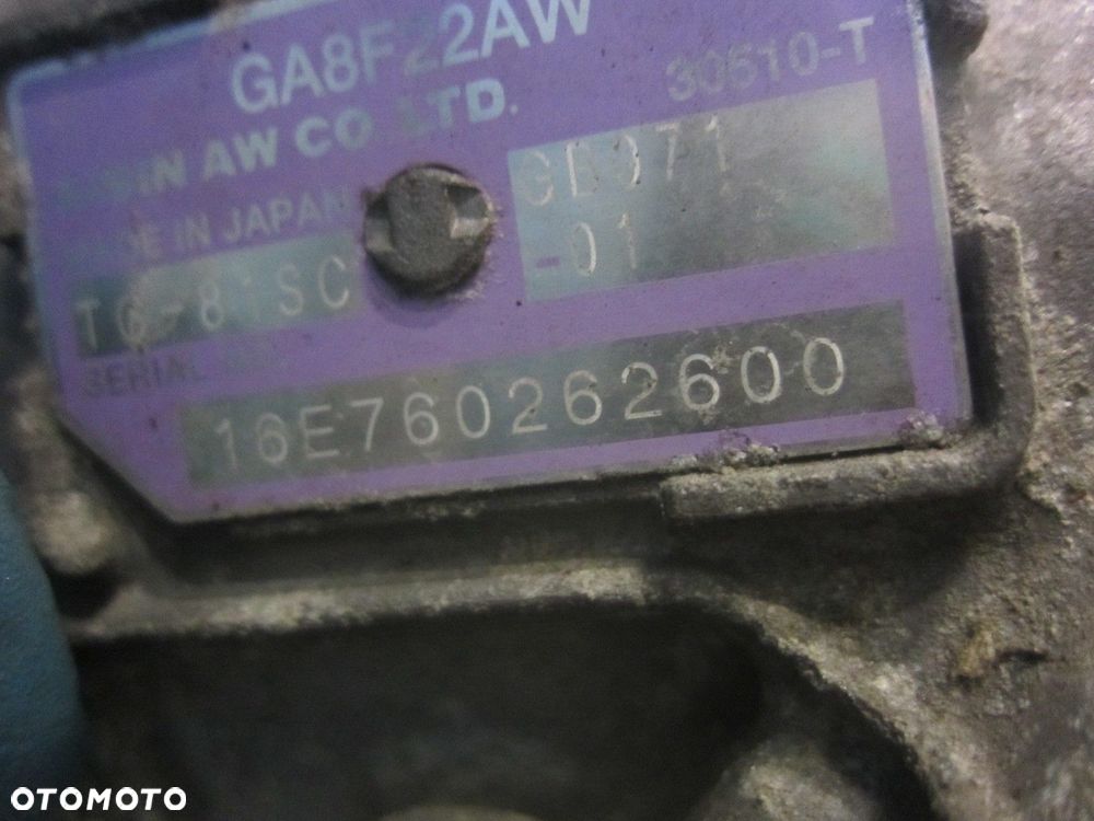 BMW X1 F48 F39 B46 B48 SKRZYNIA BIEGÓW AUTOMAT GA8F22AW 24009423613 8685213 - 14