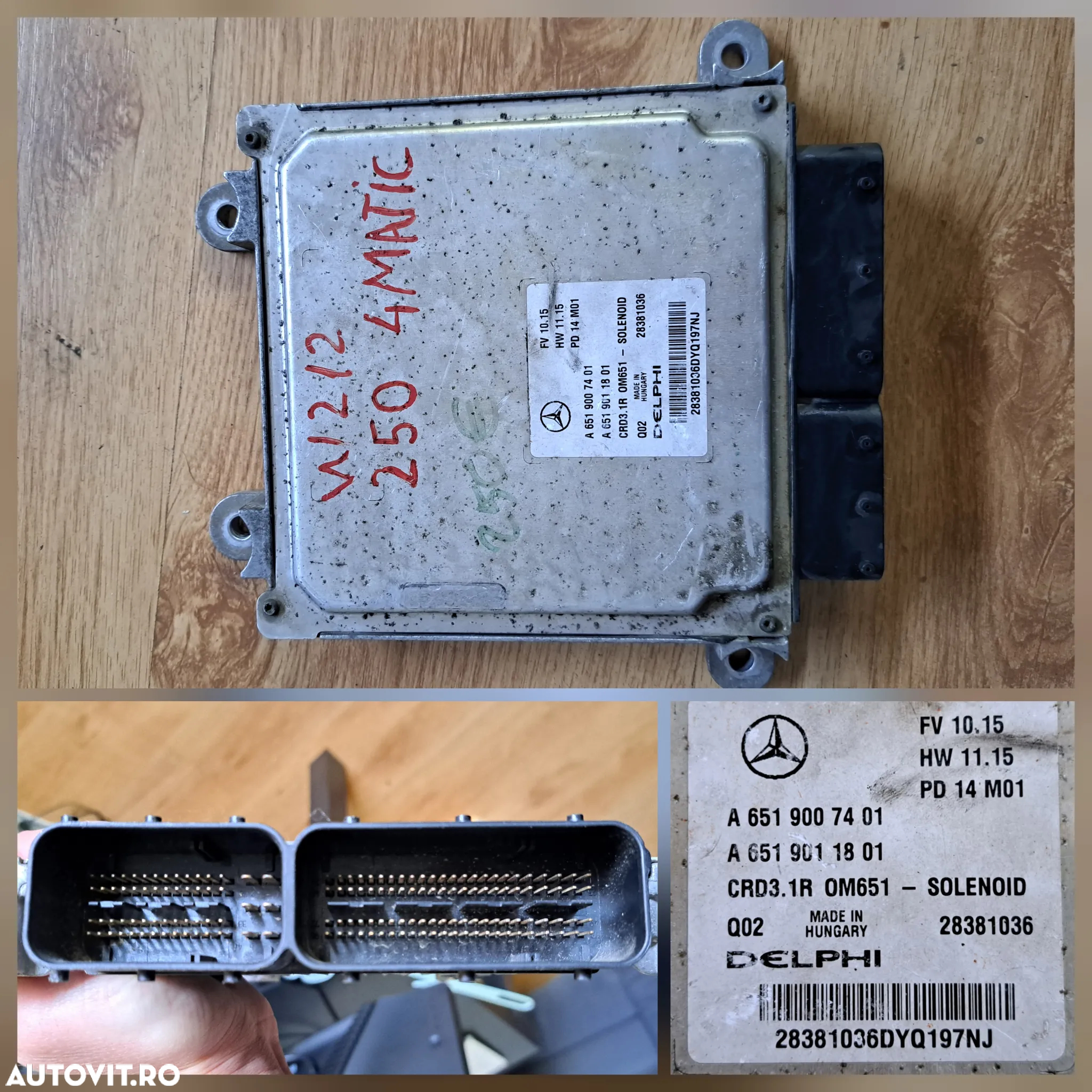 Calculator confort modul pilot automat SAM modul cutie de viteze delphi mercedes diesel w204 w205 s205 c205 w212 w222 GLC w253 x253 GLK x204 - 2