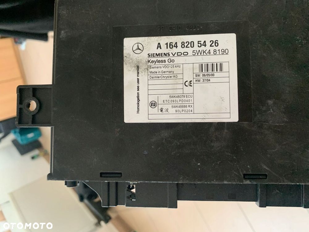 Moduł KEYLESS GO A1648205426 Mercedes ML W164 - 1
