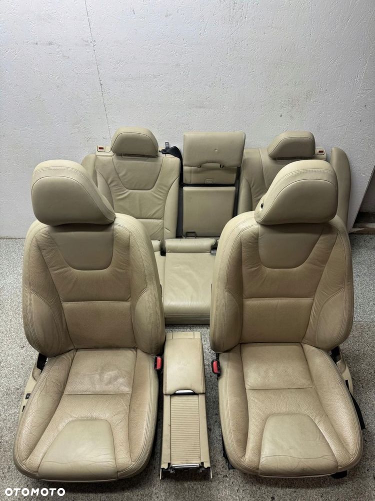 fotel lewy prawy kanapa komplet volvo v60 i 2011-2018 skóra - 2