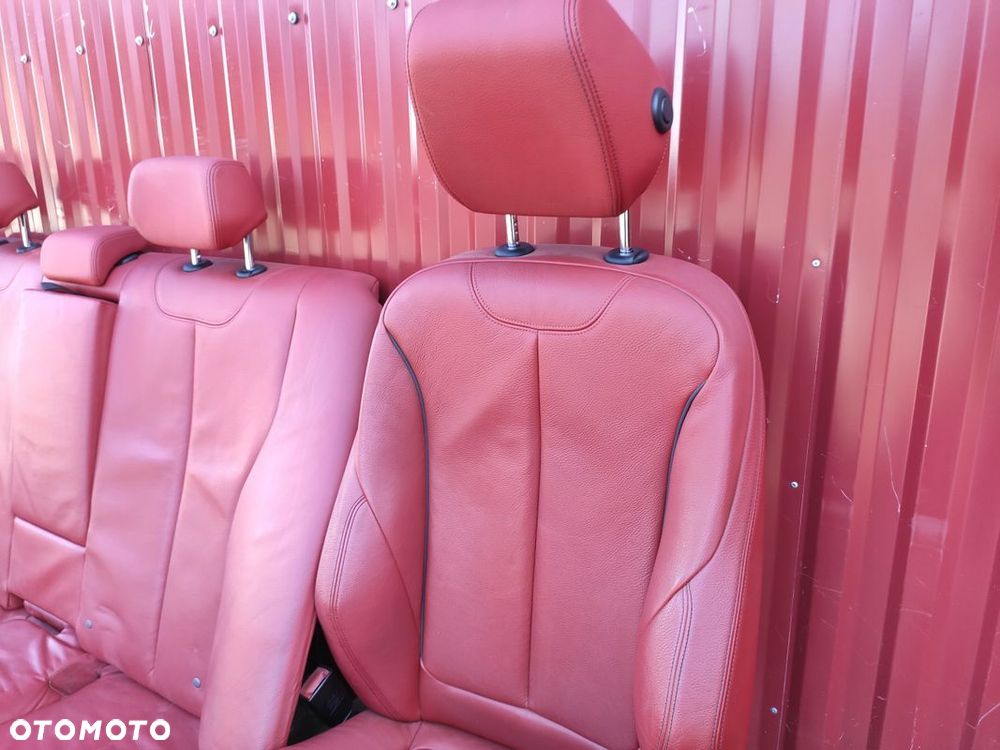 BMW 3 F30 FOTEL FOTELE WNĘTRZE BOCZKI KANAPA SKÓRA KOMPLET SKÓRA ŁADNE - 7