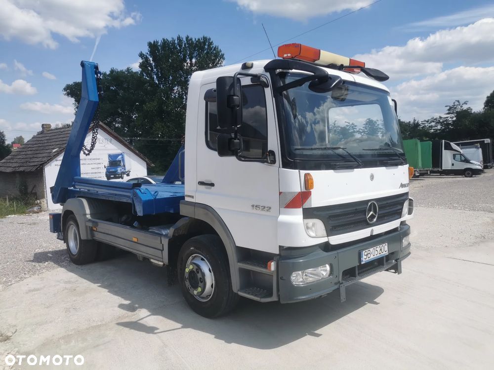Mercedes-Benz Atego 1522 Bramowiec do kontenerów Blokada mostu Hydraulika hakowiec - 3