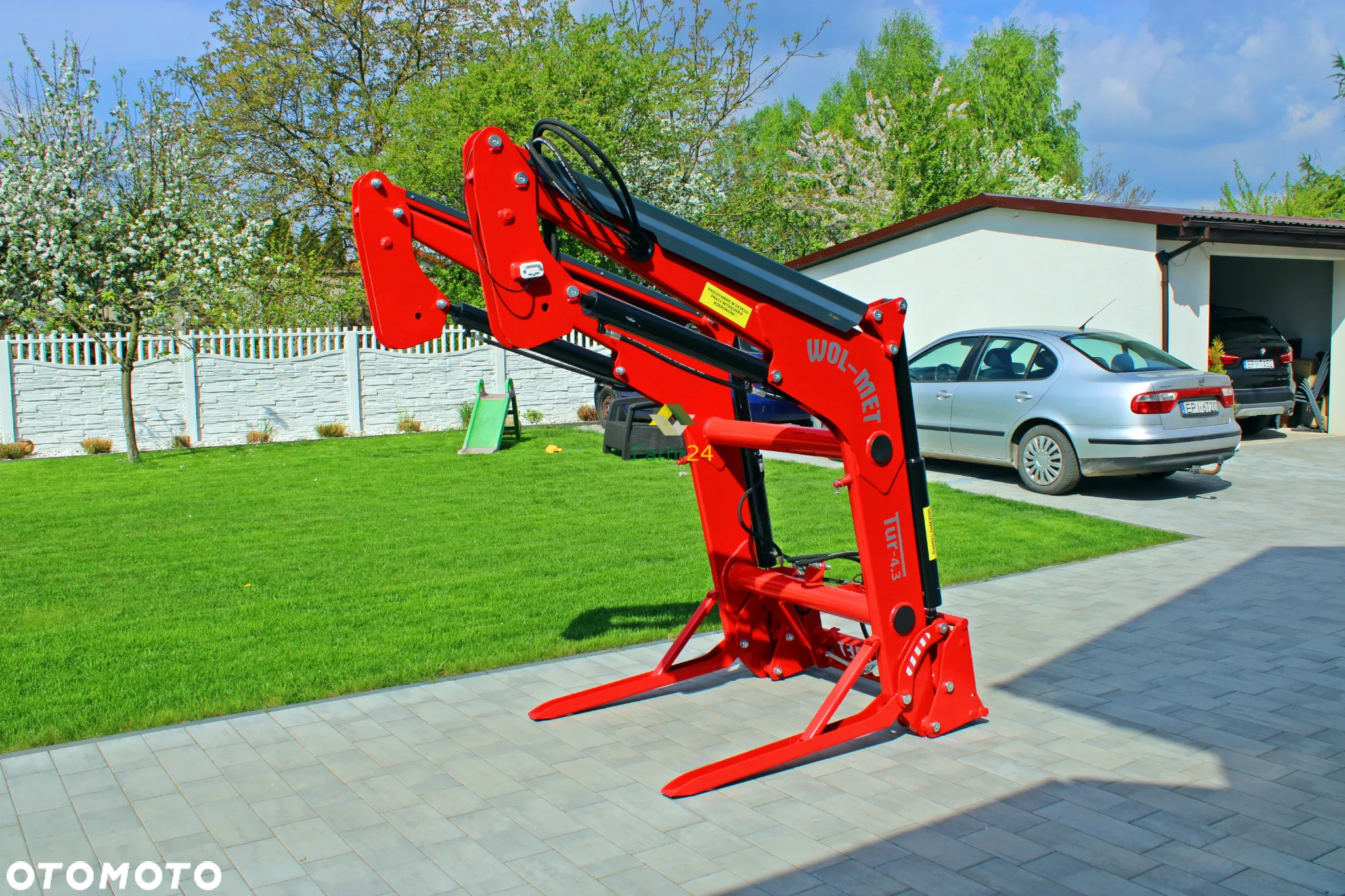 DUŻY TUR 1500kg Ładowacz czołowy TUR John Deere Ursus Zetor MTZ Belarus WOL-MET METAL TECHNIK - 8