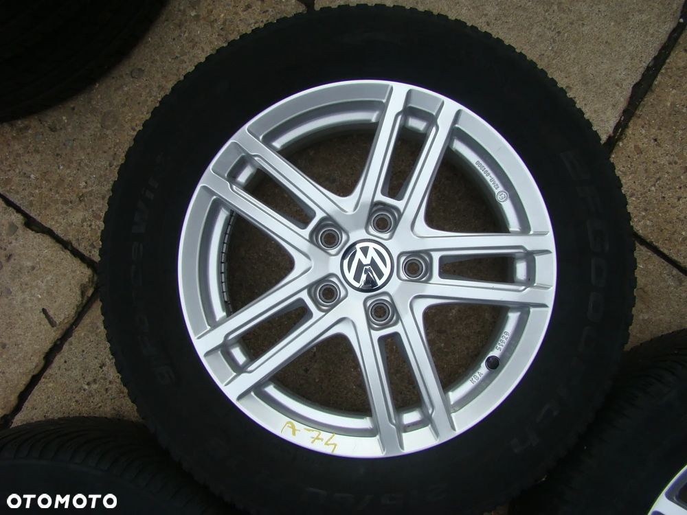 a74 5x112 VW T-Roc Beetle Skoda Karoq Yeti Seat Ateca Audi Q2 6Jx16 opony zima 215/60 - 4