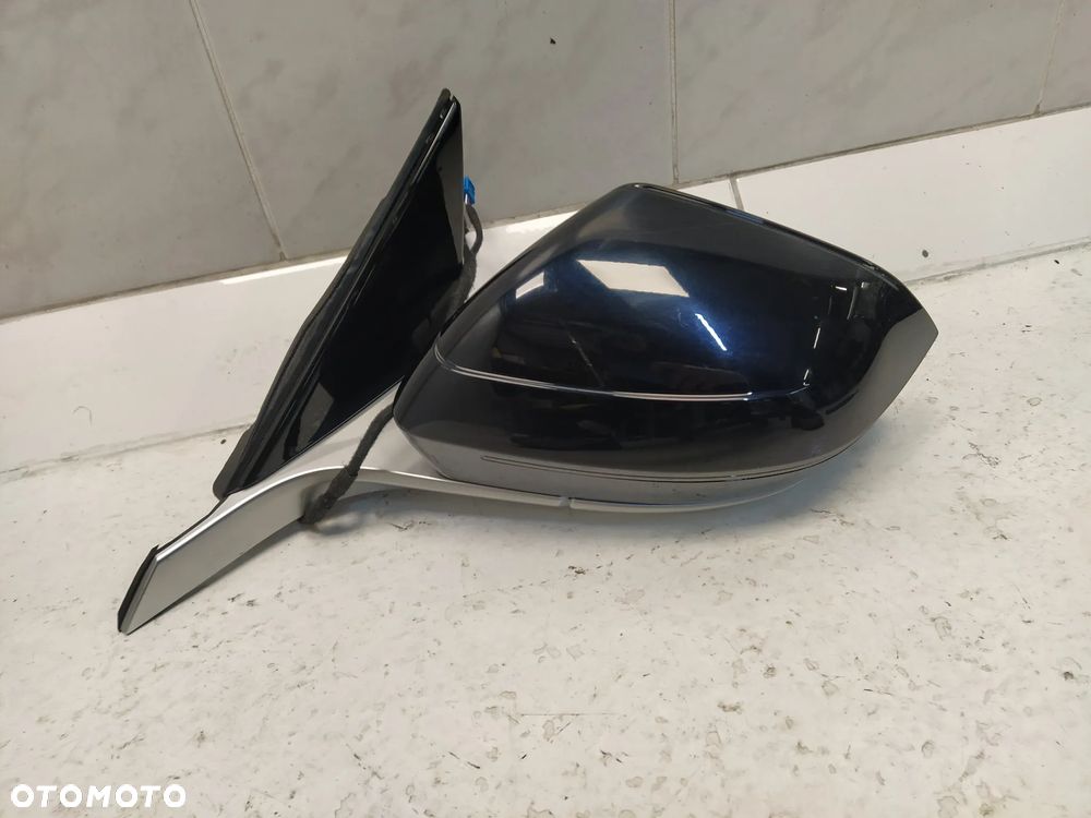 BMW 5 G60 G61 LUSTERKO ZEWNĘTRZNE LEWE ASFERYCZNE ASYSTENT 9+6 PIN KOMPLETNE UK ORYGINAŁ - 3