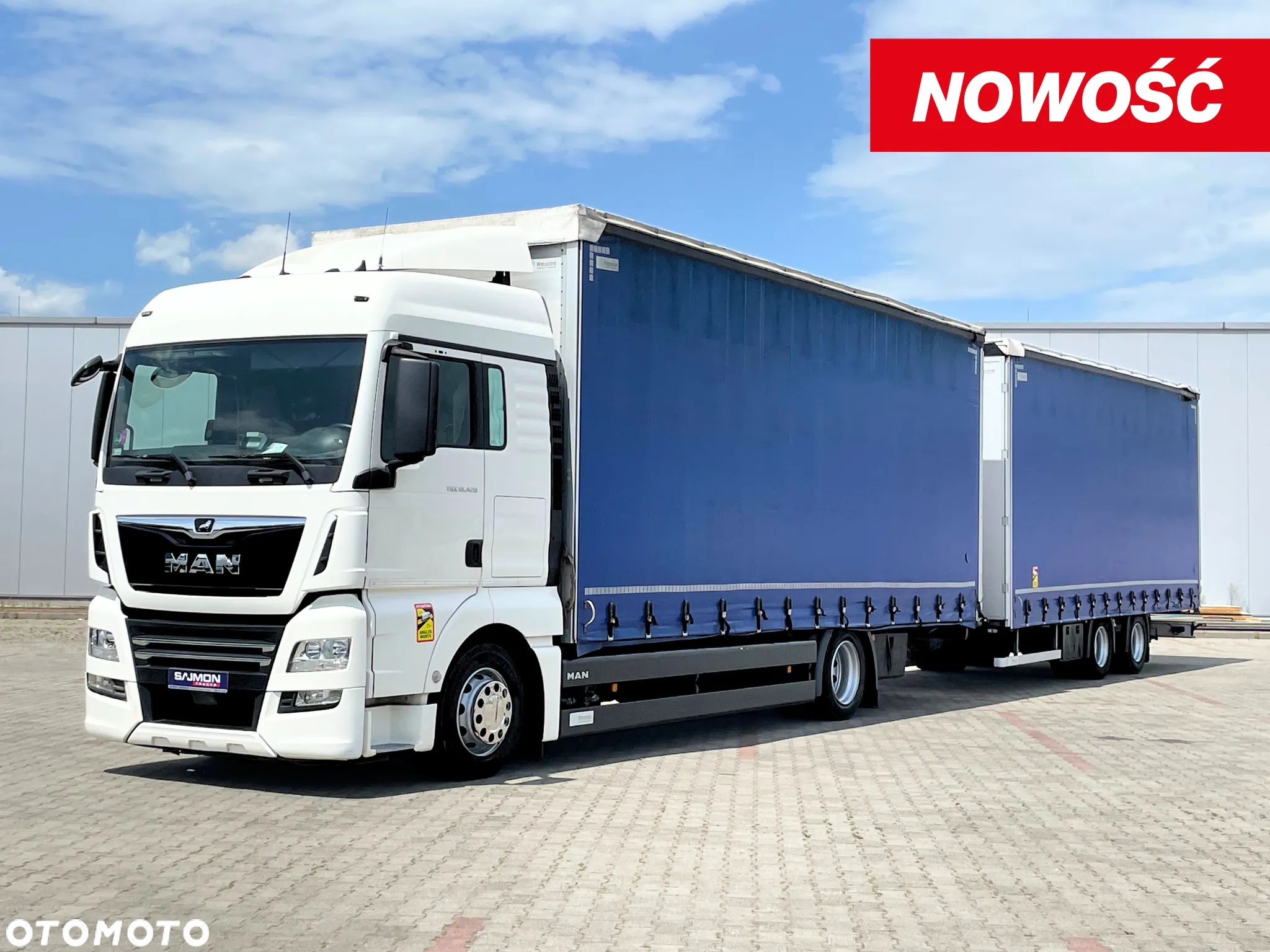 MAN TGX 18.420 / PRZEJAZDOWY / ZESTAW TANDEM 120M3 / 7,75 M + 7,75 M - 1