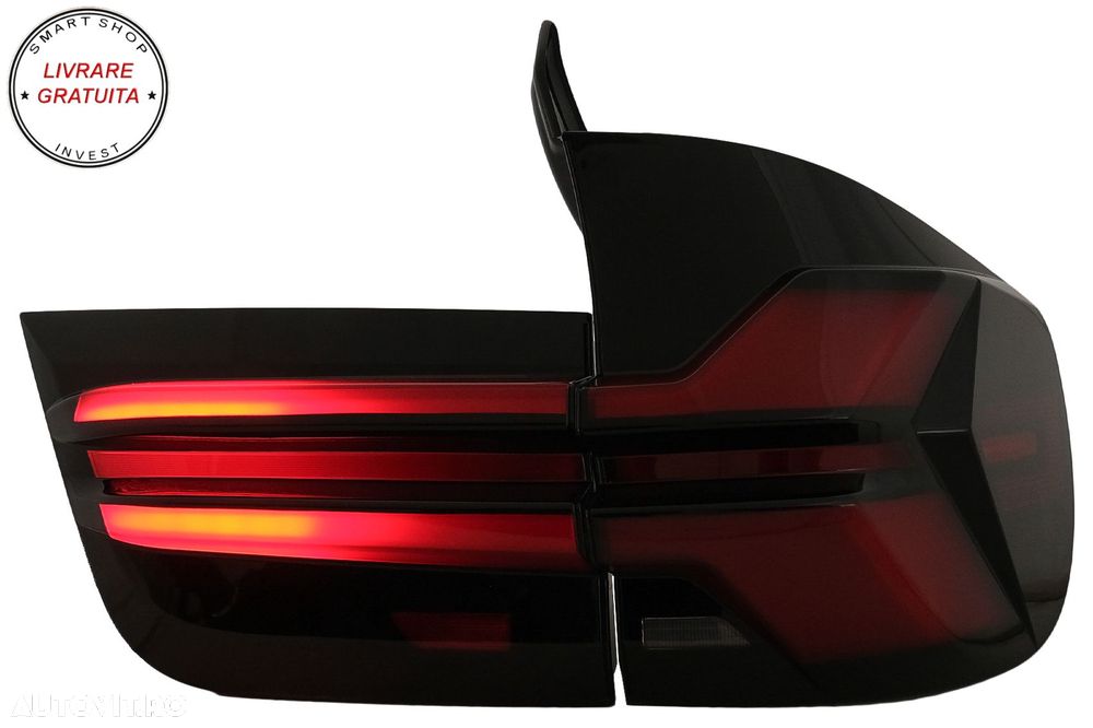 Stopuri LED BMW X5 E70 (2007-2013) Light Bar Upgrade la G05 LCI Design- livrare gratuita - 15