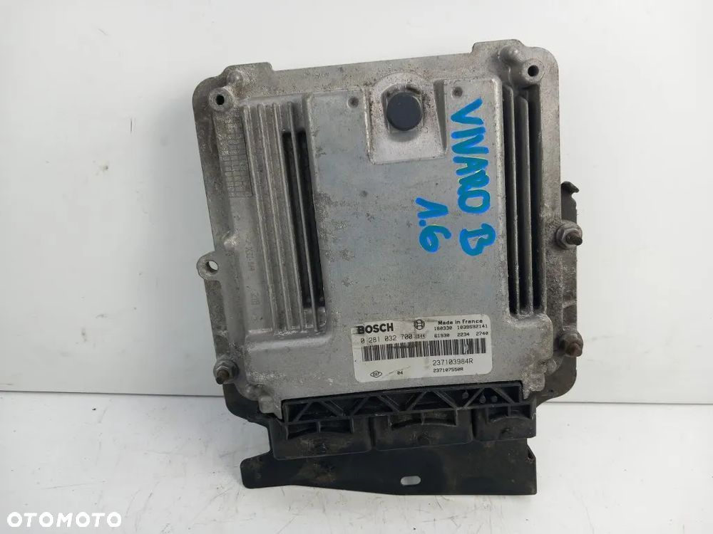 sterownik silnika komputer opel vivaro b trafic iii taleno 1.6 dci 237103984r 0281032700 - 1