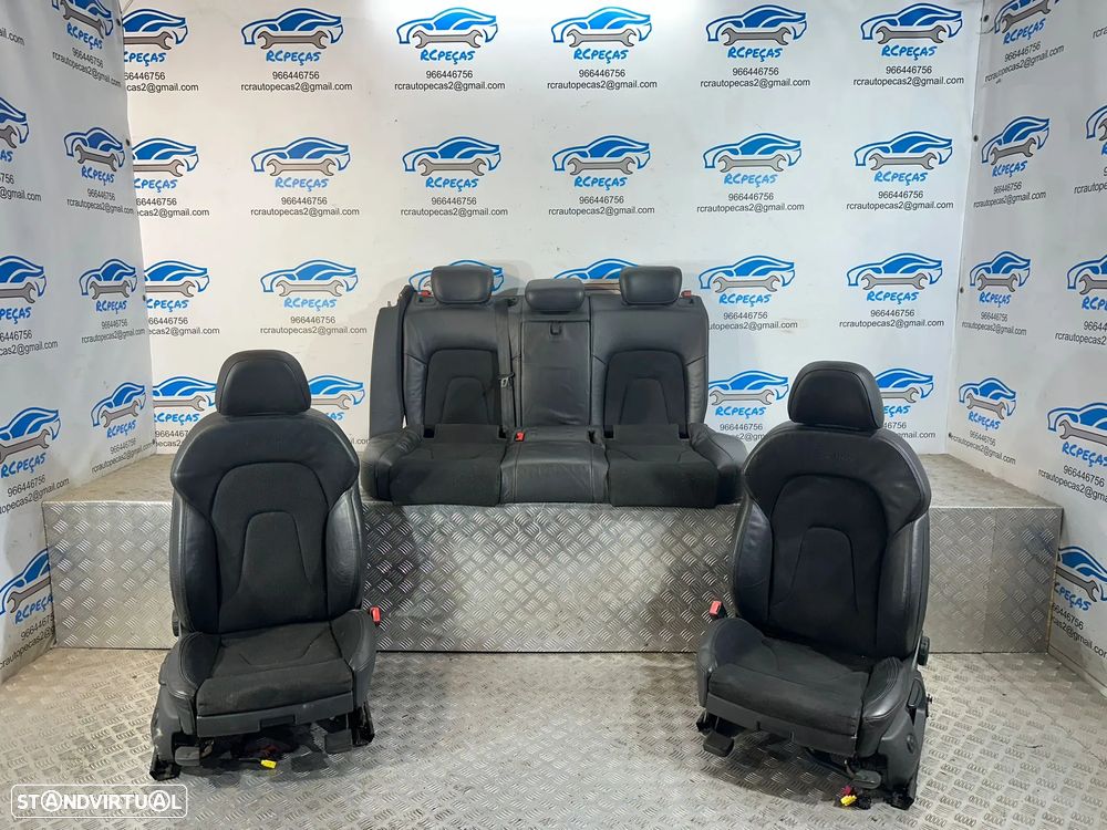 .Conjunto Bancos Pele Tecido S-Line Audi A4 B8 Avant 2007 - 2017 - 2