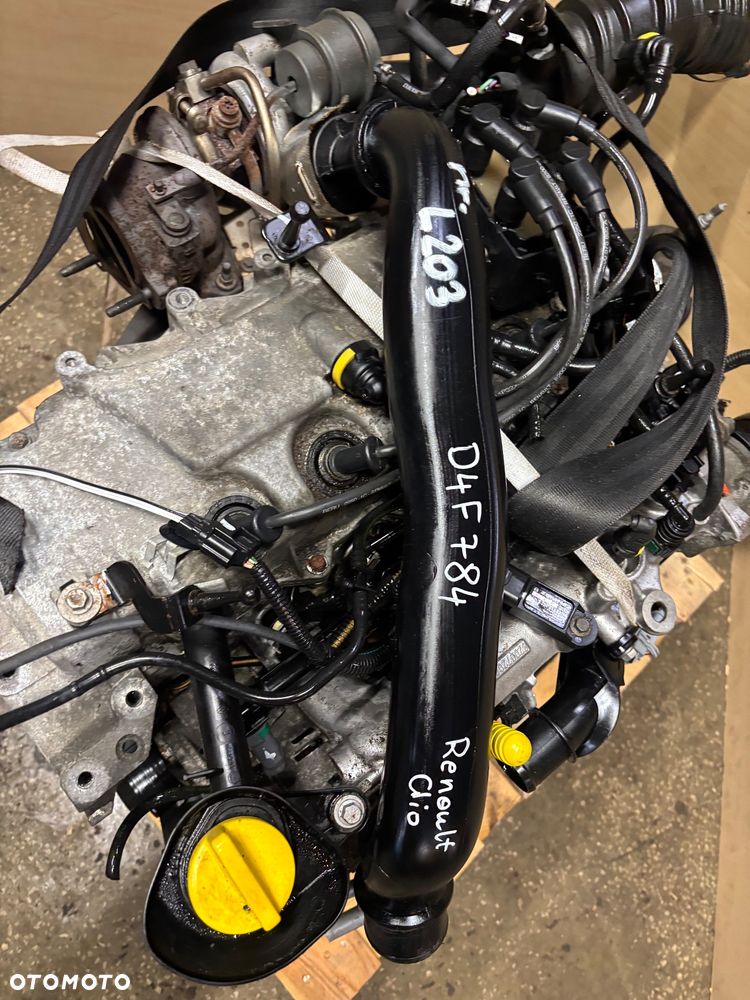 Silnik kompletny RENAULT CLIO III 05-09 1.2 16V TCE TURBO D4F784 SILNIK KOMPLETNY film nr l203 - 2