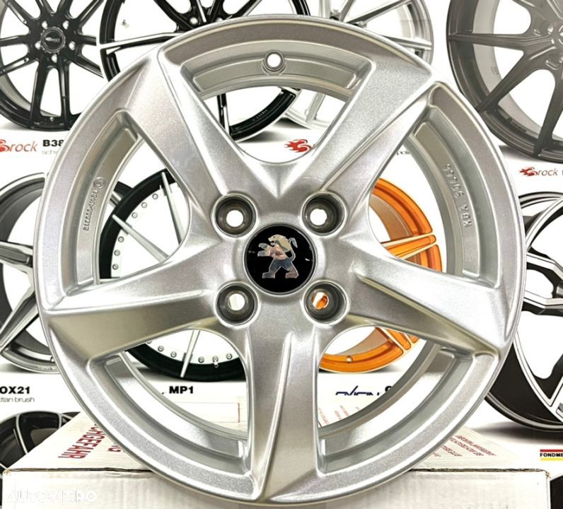 Jante aliaj Peugeot 208, 2008, noi , 15 inch - 1