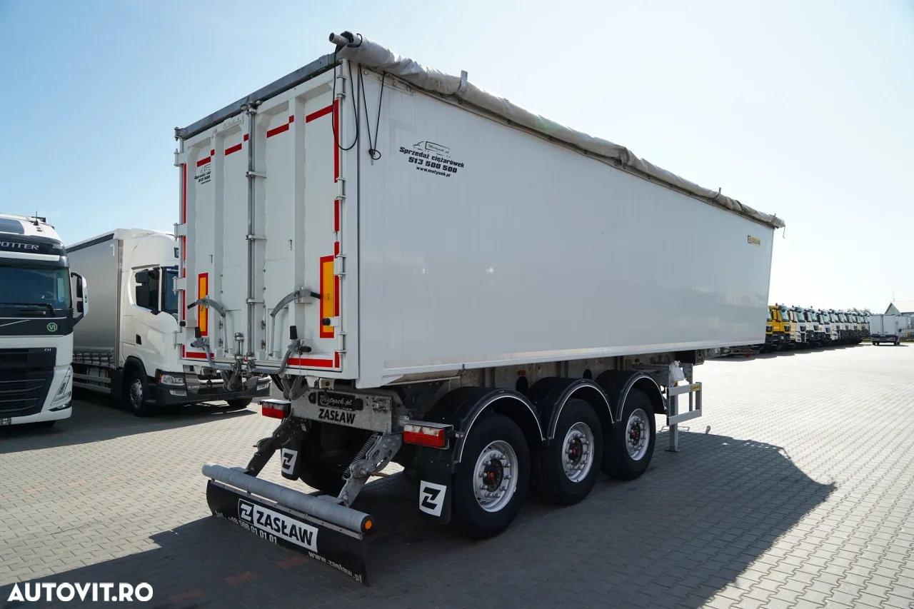 Zaslaw D-653A / BASCUNĂ ALUMINIU / 47 m³ / ANUL 2024 / UȘĂ BATANTĂ / AXE RIDICATIVE / AXE SAF - 4