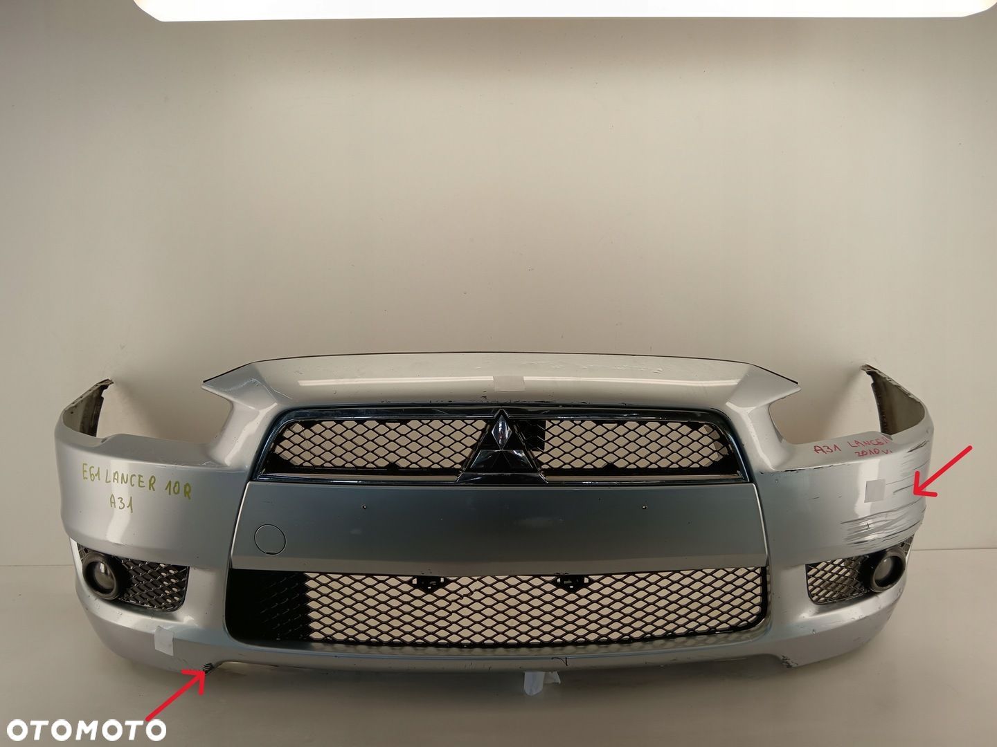 ZDERZAK PRZEDNI GRILL MITSUBISHI LANCER VIII 8 07-17 A31 - 1