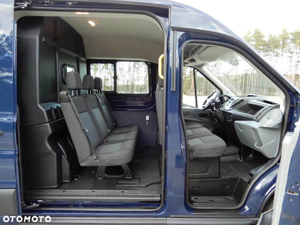 Ford Transit 2.0 DCiV 130 Km EcoBlue Wersja TREND L3H2 Blaszak Furgon 6-Cio Osobowy Doka Brygadowy Dubel + 1267 Kg Ładowność DMC 3500 Kg Stan Auta Jak Nowy UNIKAT !!! - 20