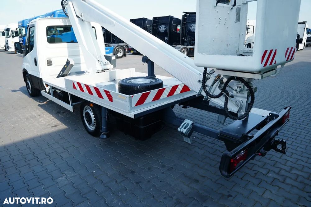 Iveco DAILY 35-140 / Platformă autotractivă / MULTITEL 160 ALUMINIU / 4 STABILIZATOARE / MANUALĂ / 2017 - 16