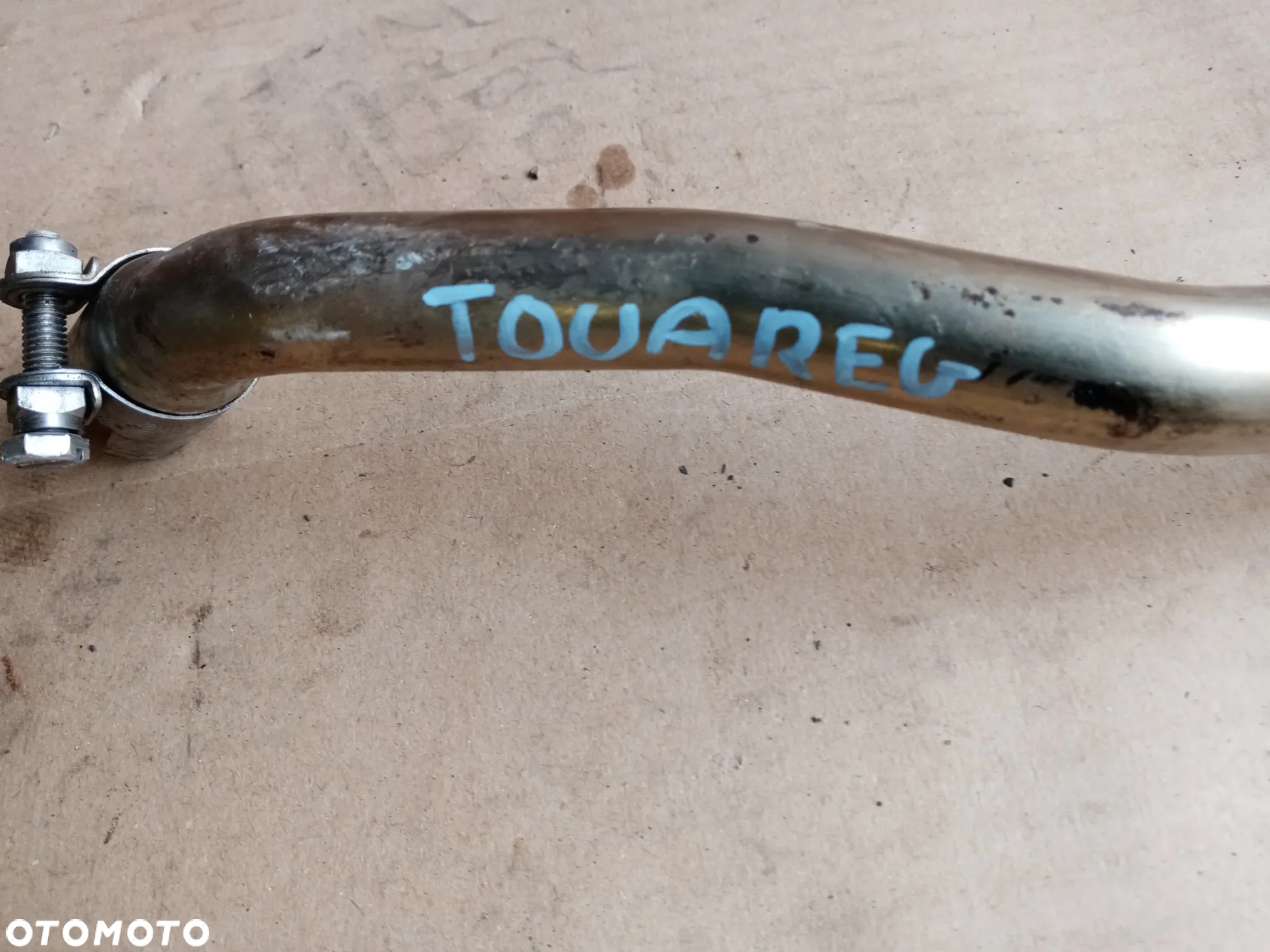 Tłumik wydech Webasto ogrzewania postojowego VW Touareg 3.0 TDI 7L0819507B - 3