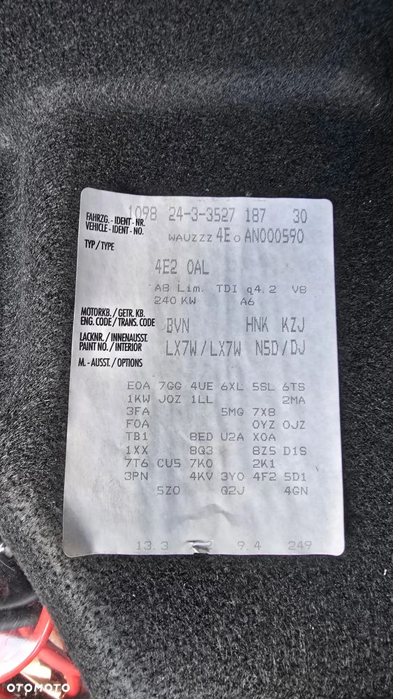 Audi A8 4.2 TDI DPF Quattro - 9